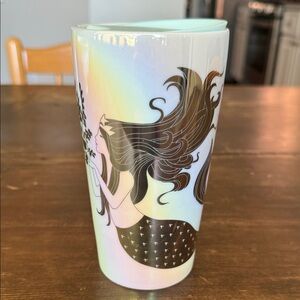 New Starbucks 2021 Iridescent Mermaid Traveler